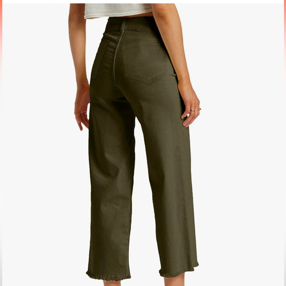 High Waisted Cropped Pants - Picture 7 of 10